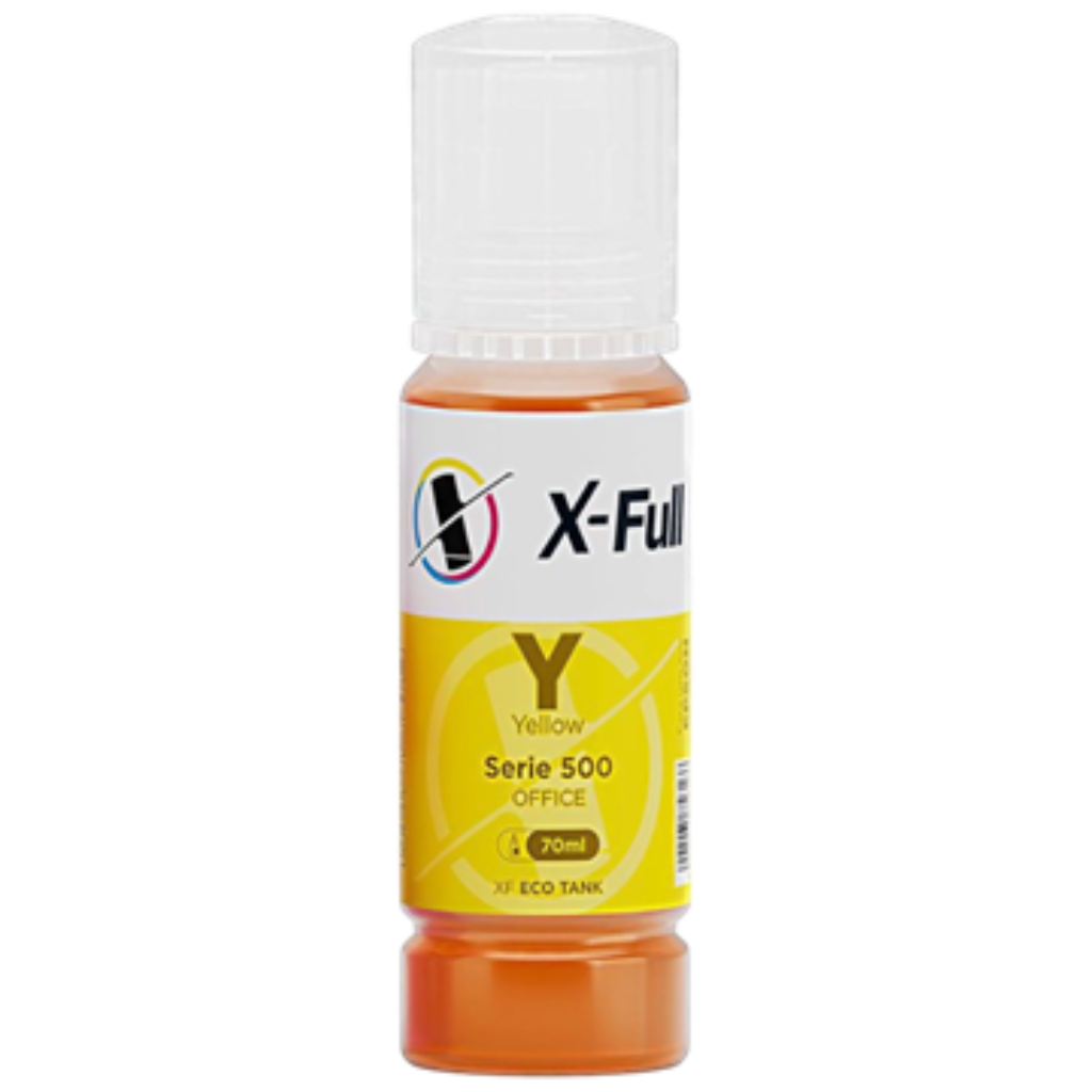 TINTA X-FULL OFFICE COMPATIVEL C/ L504/544 CORANTE YELLOW 70ML