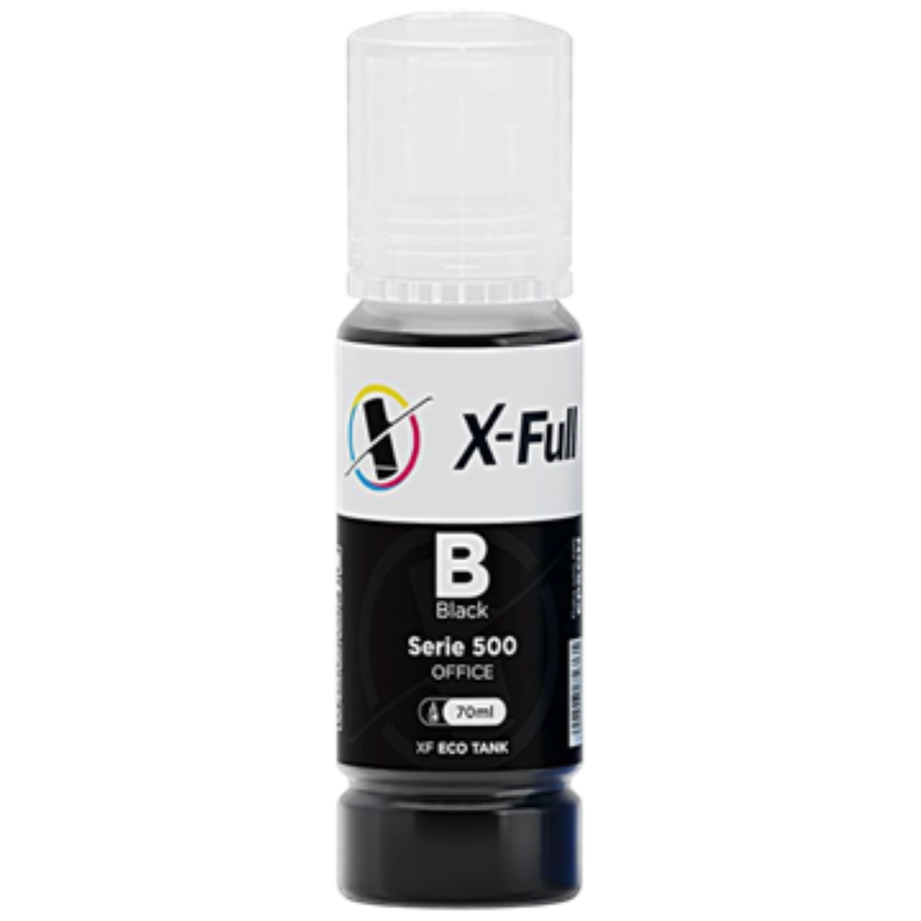 TINTA X-FULL OFFICE COMPATIVEL C/ L504/544 CORANTE BLACK 70ML