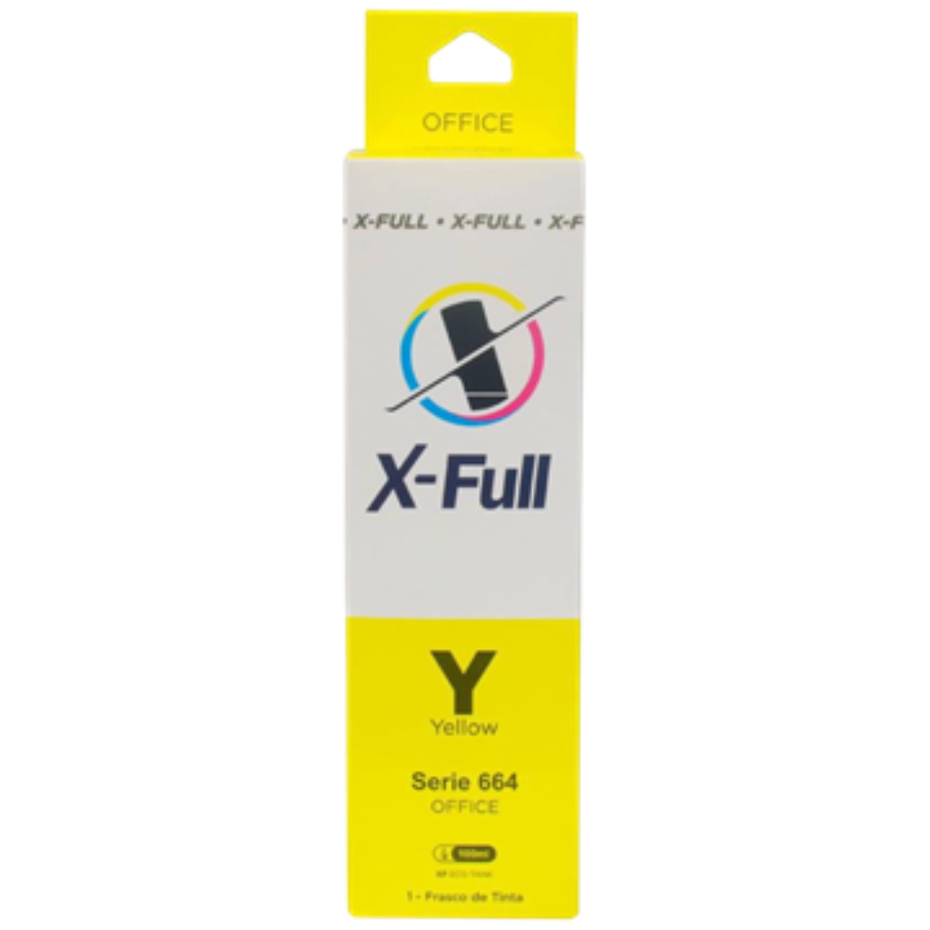 TINTA X-FULL OFFICE COMPATIVEL C/ T664/774 CORANTE YELLOW 100ML
