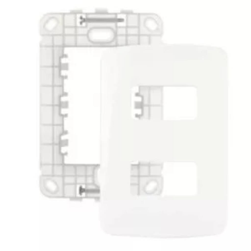 Placa + Suporte B3 2 PostoS Horizontal 4X2 MARGIRIUS