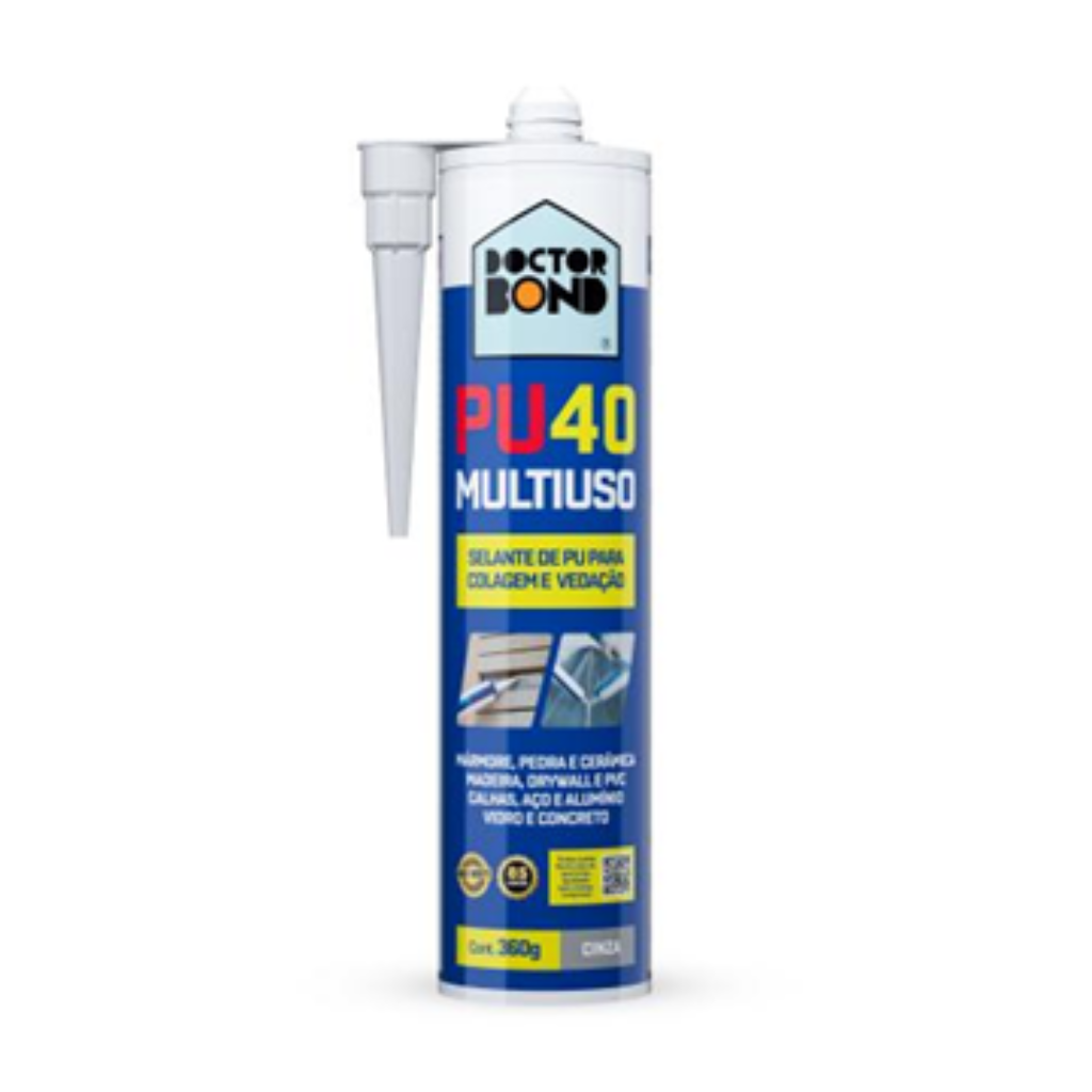 ADESIVO PU40 - CINZA 360gr - DOCTORBOND