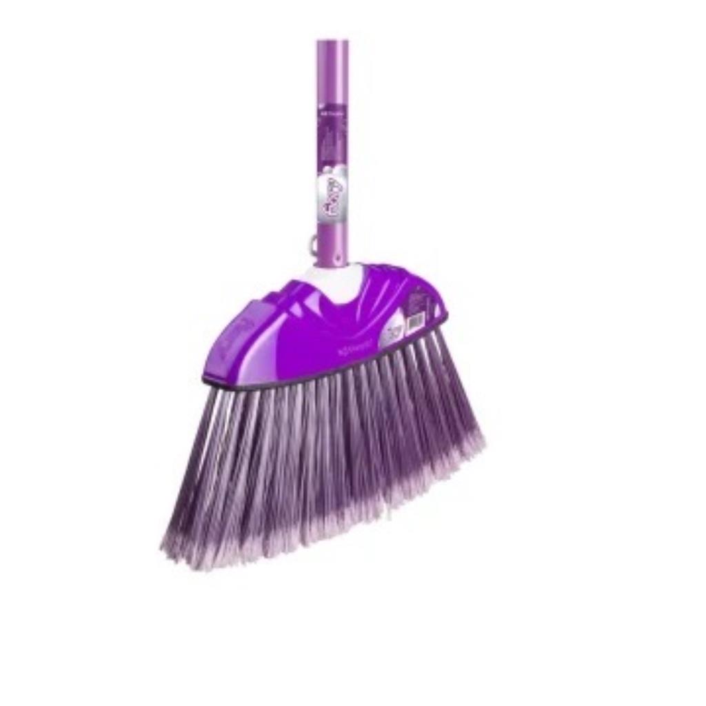 Vassoura Nylon C/Cabo Shangrilá Roxa