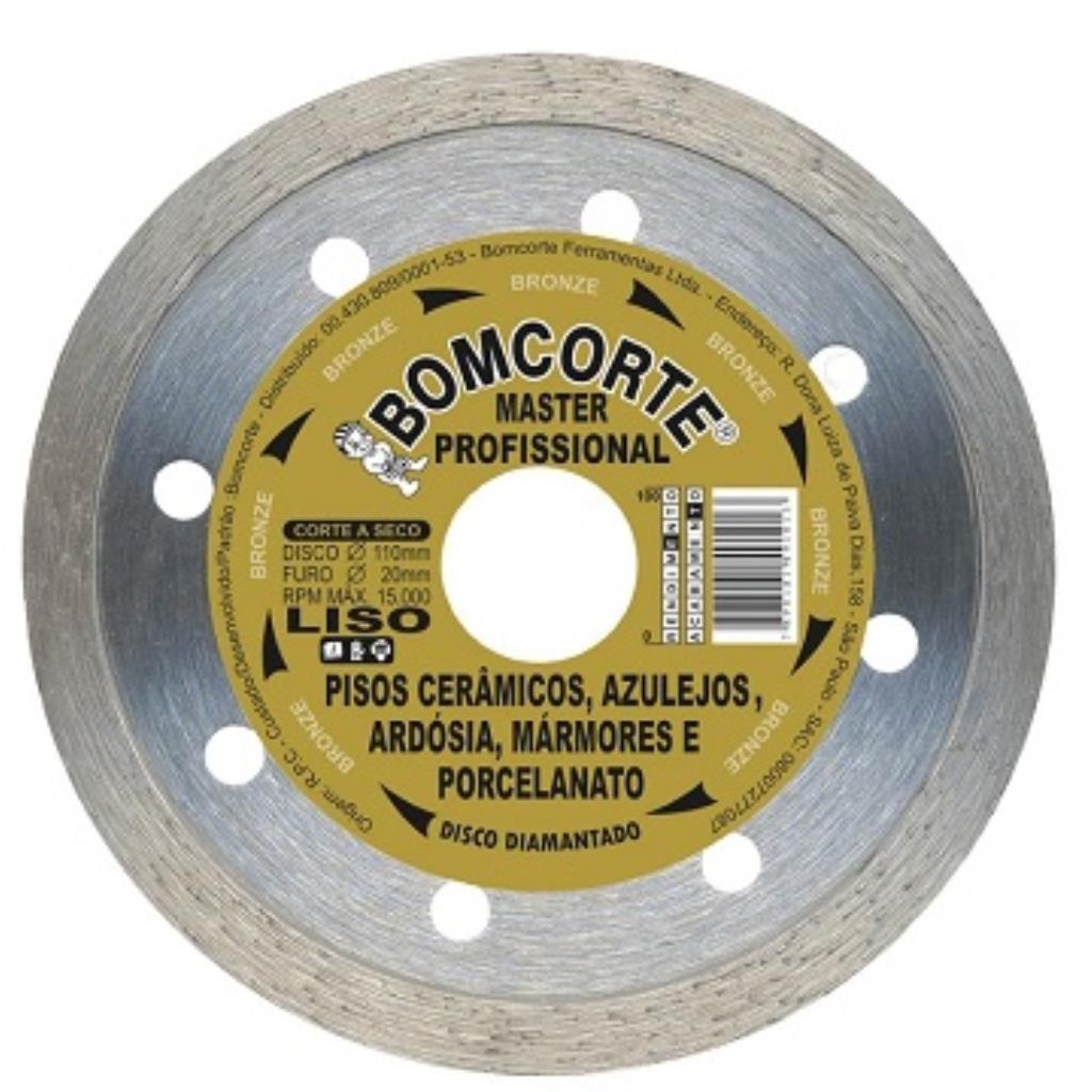 DISCO PARA PORCELANATO LISO PROFISSIONAL - 4” 110MM