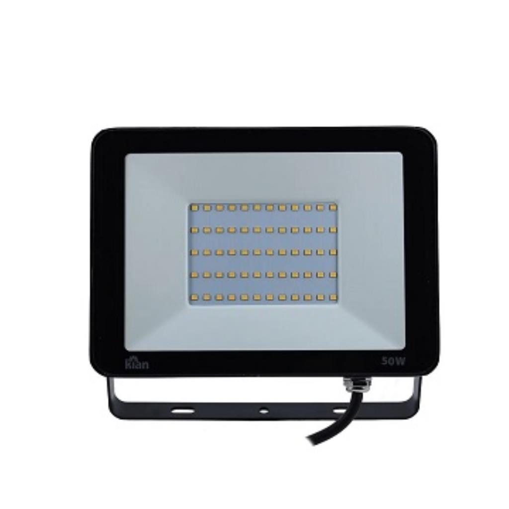 Refletor Kian Led 50W Slim Preto 6,5K 4000H