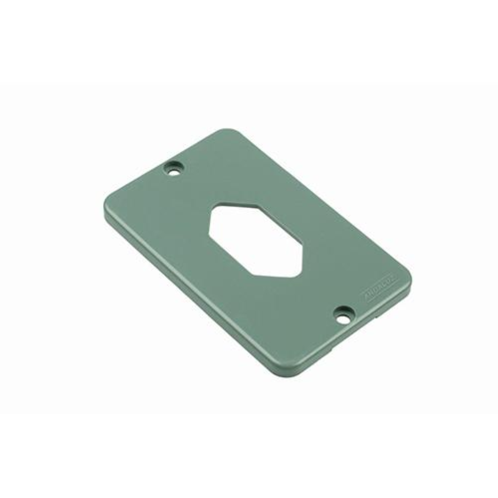 PLACA CONDULETE - TOMADA VERTICAL CINZA 6752 - ANDALUZ