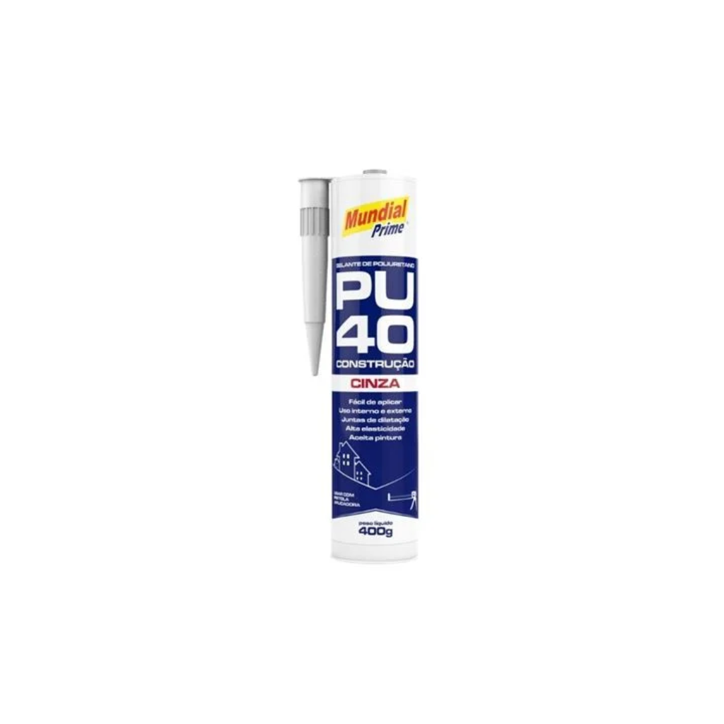 SELANTE DE POLIURETANO PU40 400GR CINZA