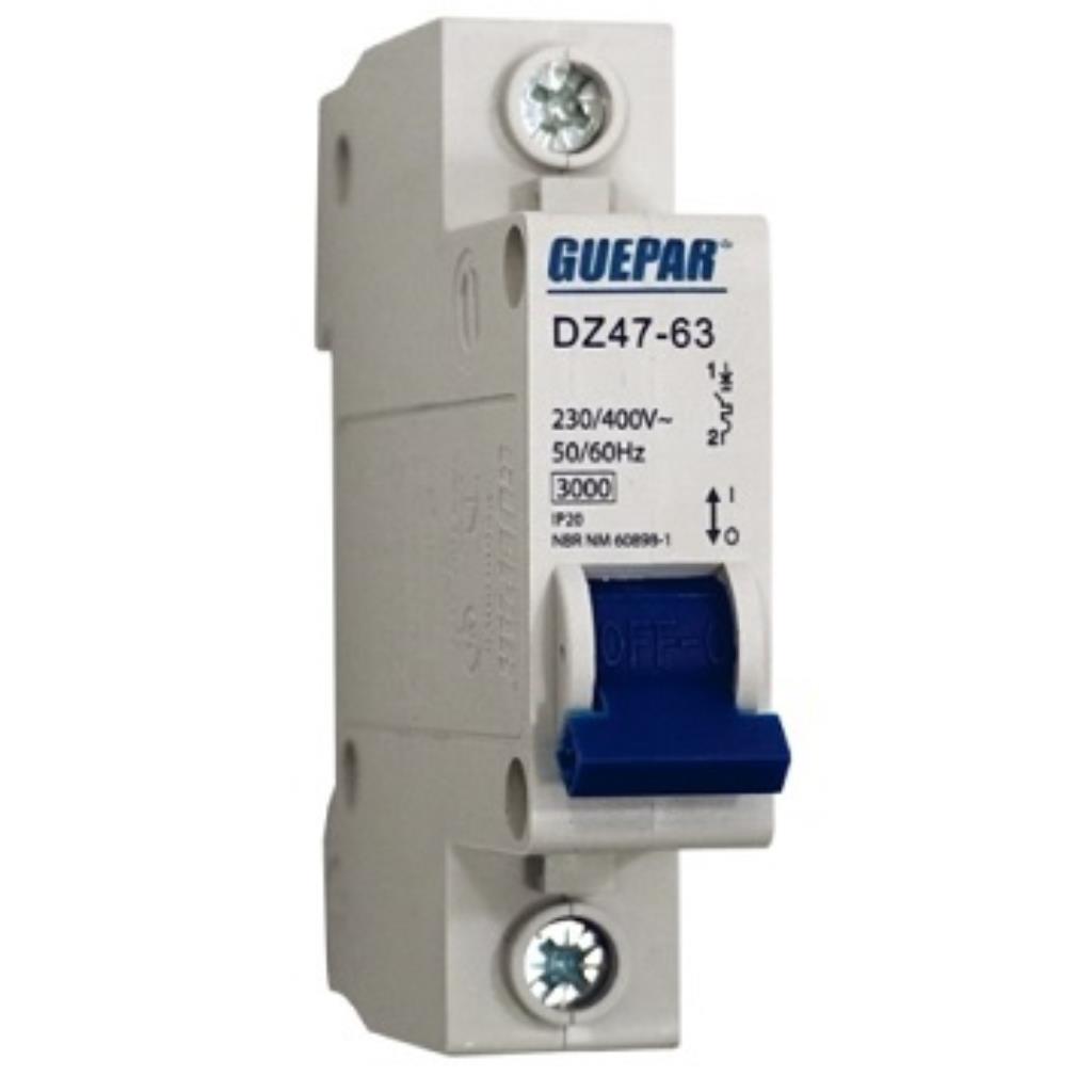 DISJUNTOR DIN 50A MONOFASICO GUEPAR