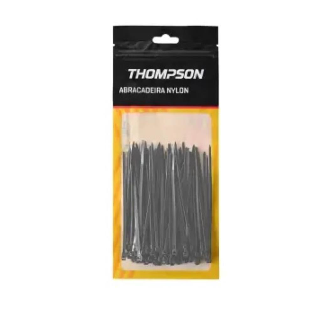 Abraçadeira Nylon 100Mmx2,5 Preta Thompson C100