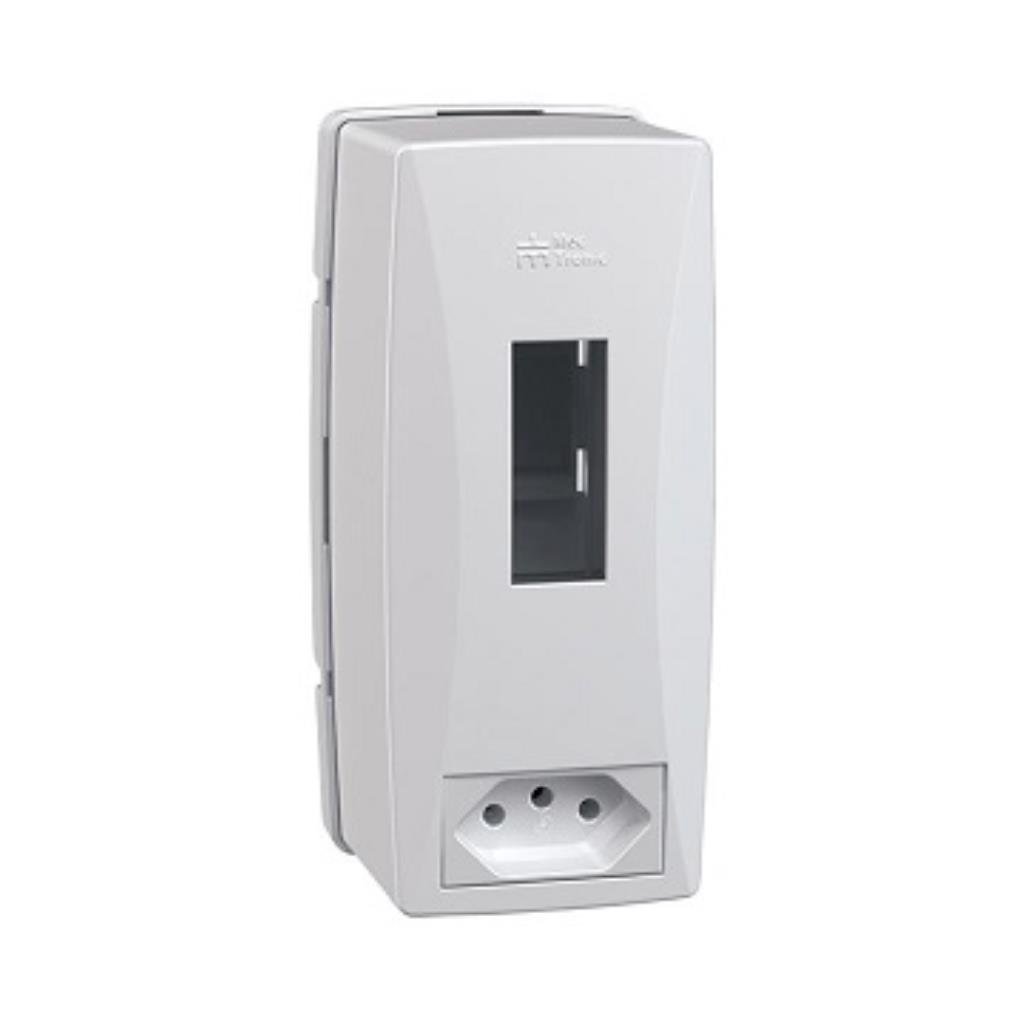 CAIXA PARA AR CONDICIONADO DE SOBREPOR SEM DISJUNTOR + TOMADA - 20A