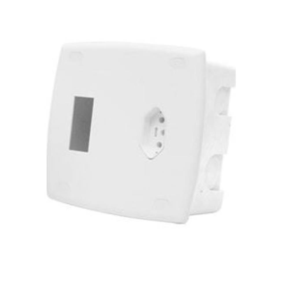 CAIXA PARA AR CONDICIONADO DE EMBUTIR S/DISJUNTOR+TOMADA 20A