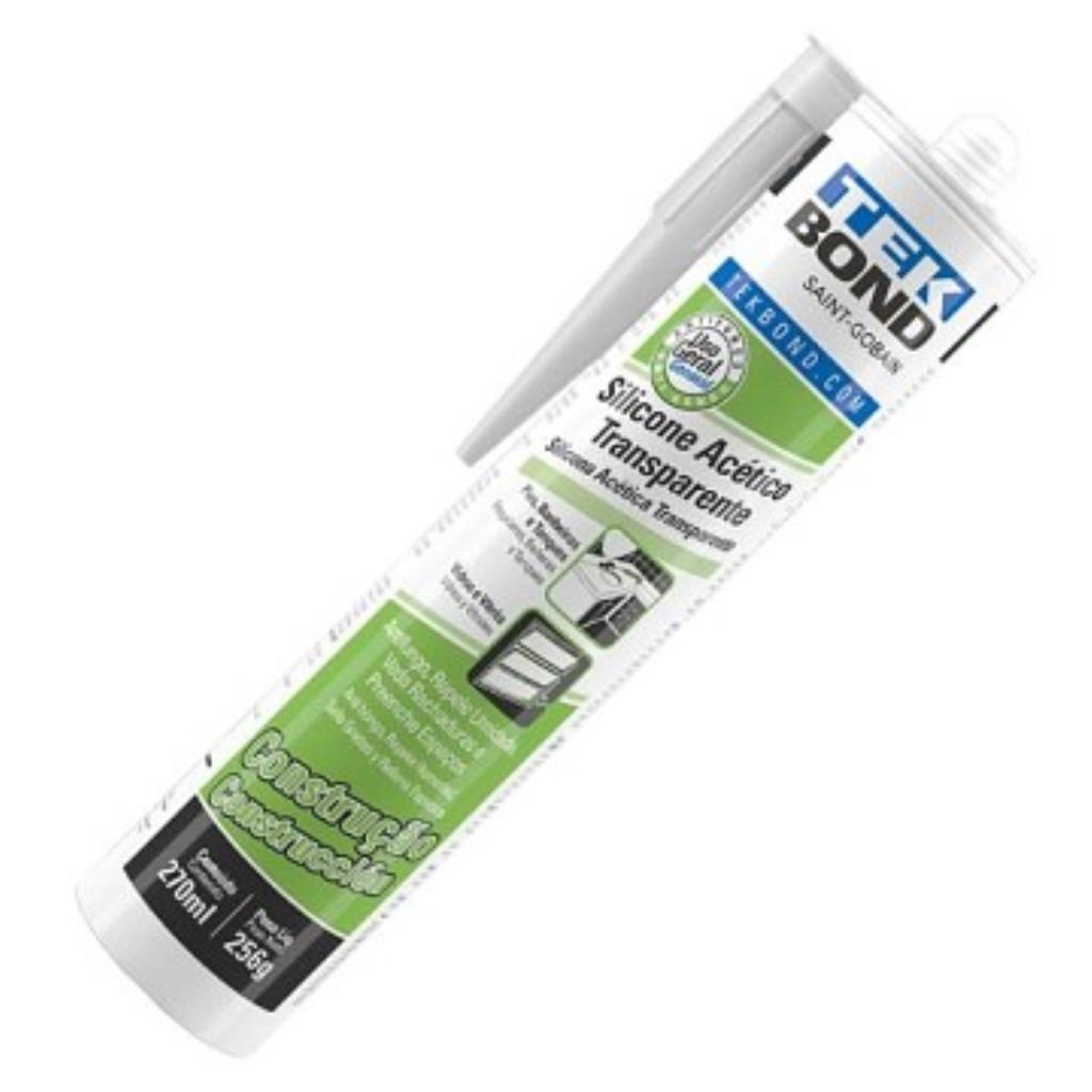 Silicone 256G Transparente Tekbond