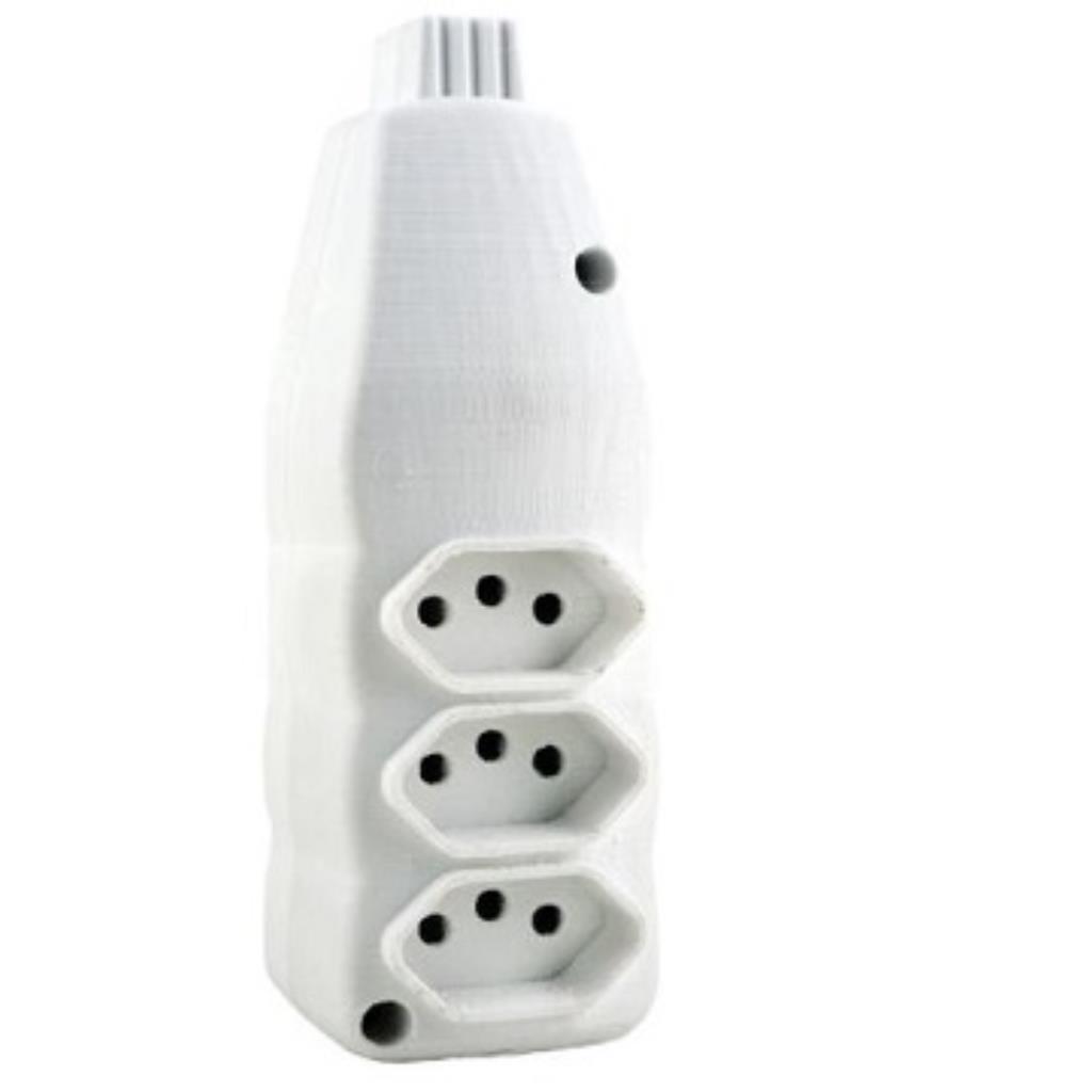 TOMADA BARRA 3P - TRIPLA BRANCA 20A/250V - FC