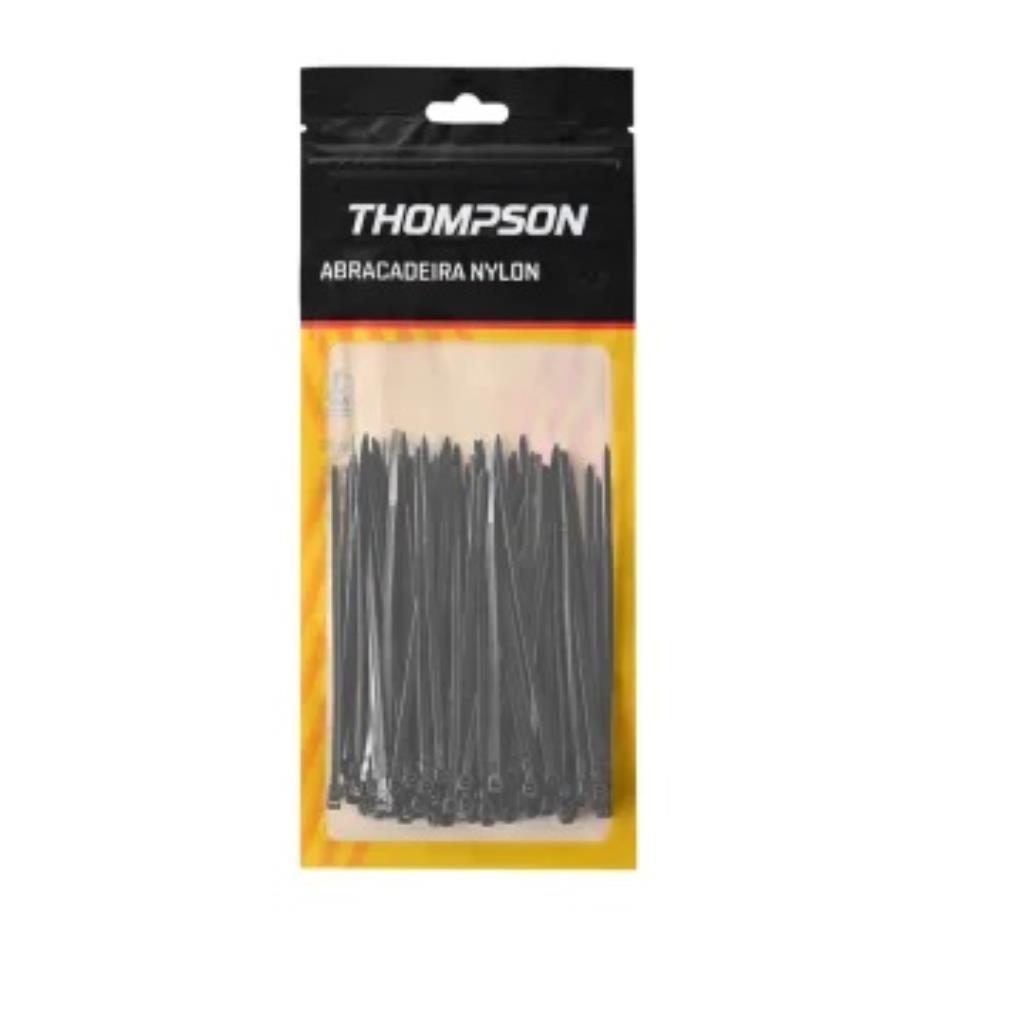 Abraçadeira Nylon 150Mmx2,5 Preta Thompson C100
