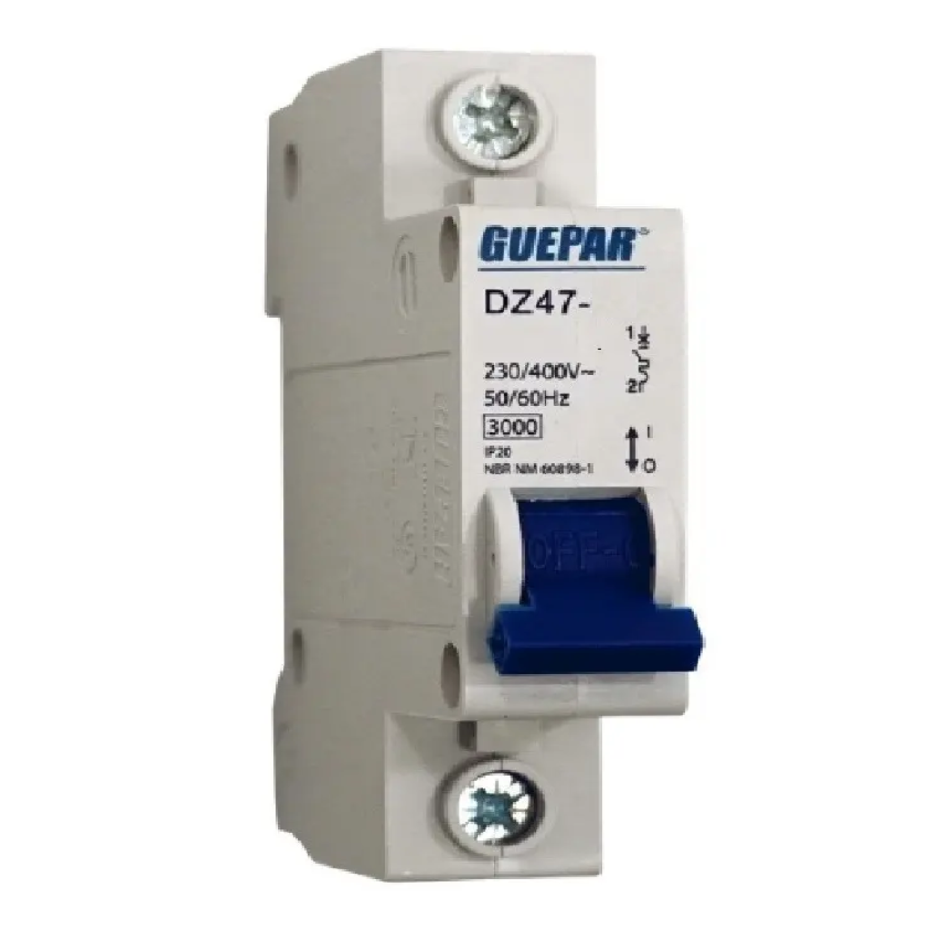 Disjuntor DIN 70A monofasico Guepar