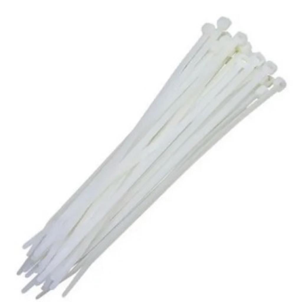 ABRACADEIRA NYLON RINO 280MMX3,5MM BRANCO (unidade)