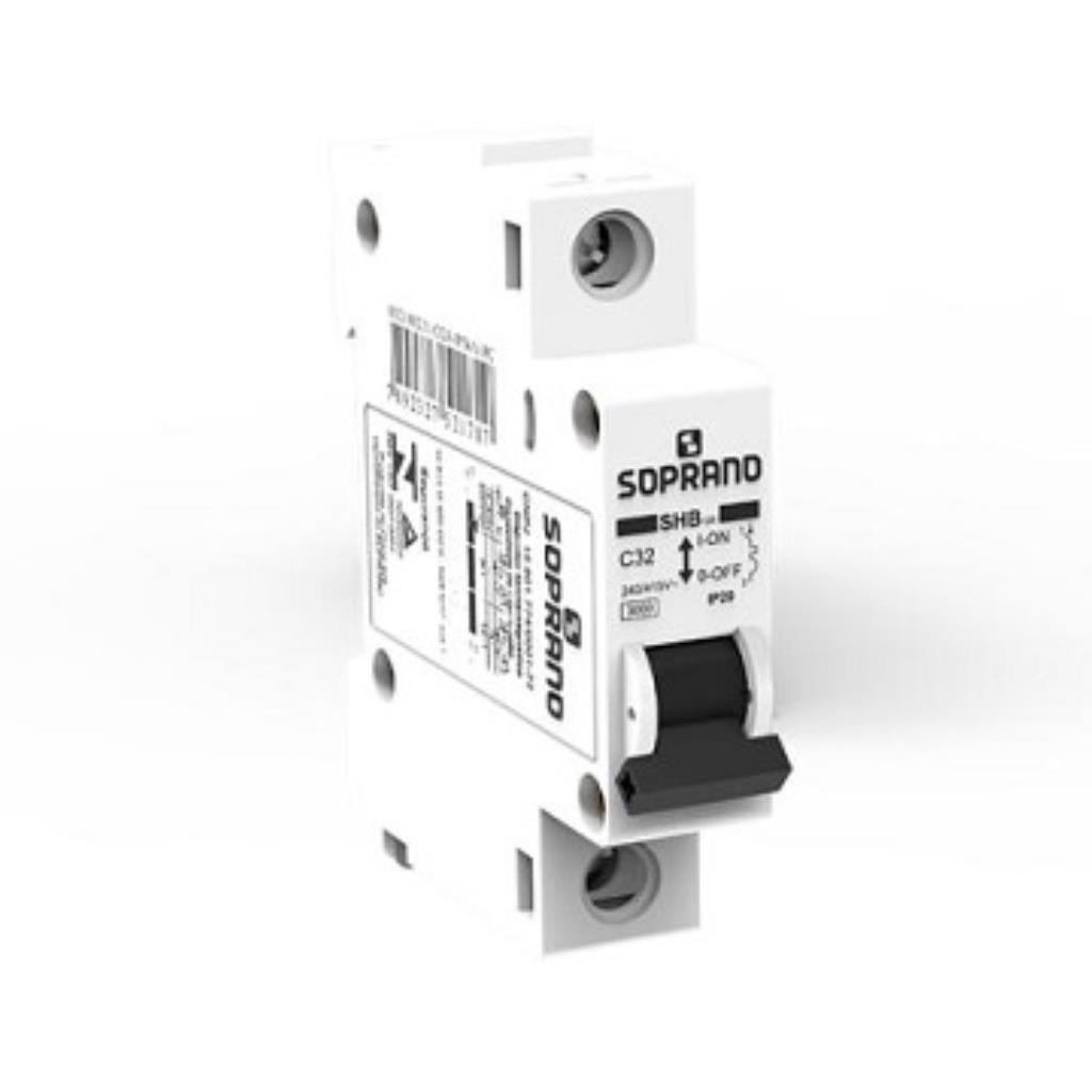 Disjuntor din 20A Monofasico Soprano