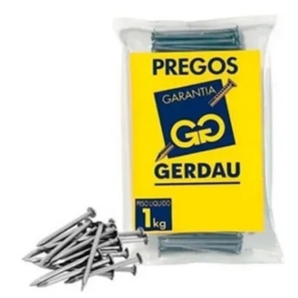 PREGO COM CABECA - 12x12 - GERDAU