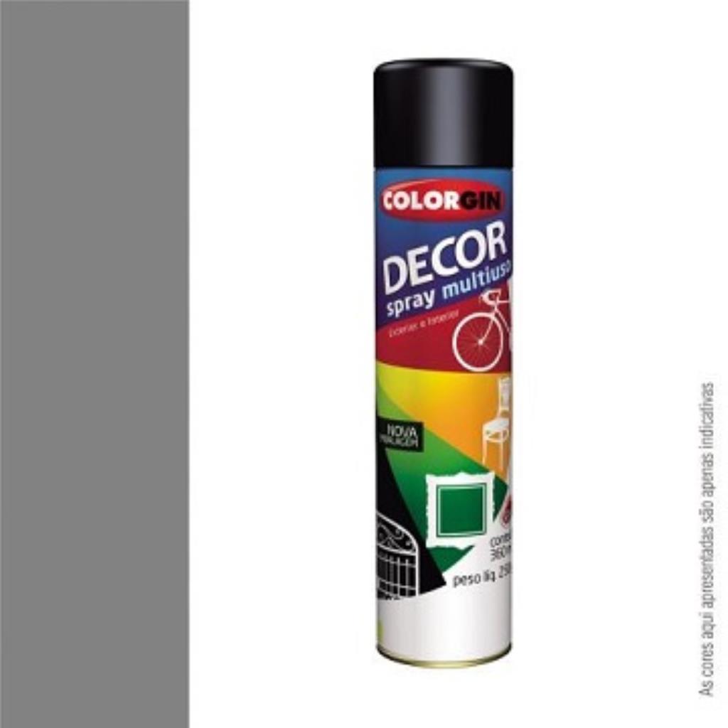 Primer Tinta Spray Decor Cinza 360ml - Colorgin