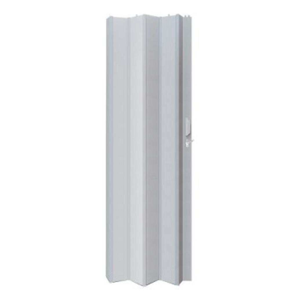 PORTA SANFONADA PVC CINZA - 2,10x0,80 - FORTLEV PORTAS