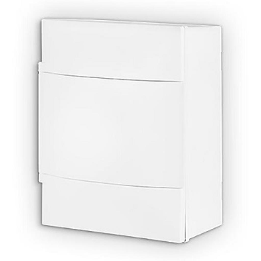 QUADRO DISTRIBUICAO SOBREPOR 04(DIN) BRANCO SEM BARRAMENTO - CEMAR