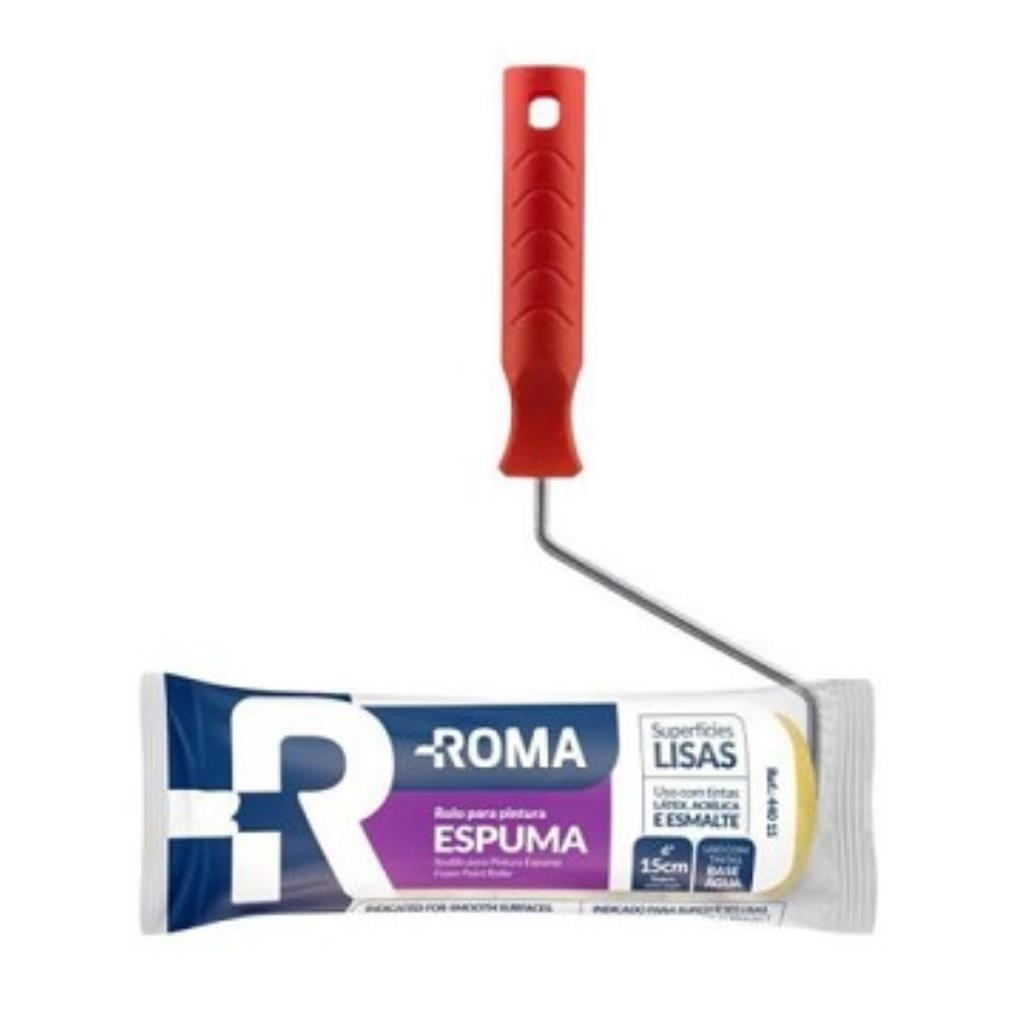 ROLO ESPUMA AMARELO COM CABO - 05cm - ROMA