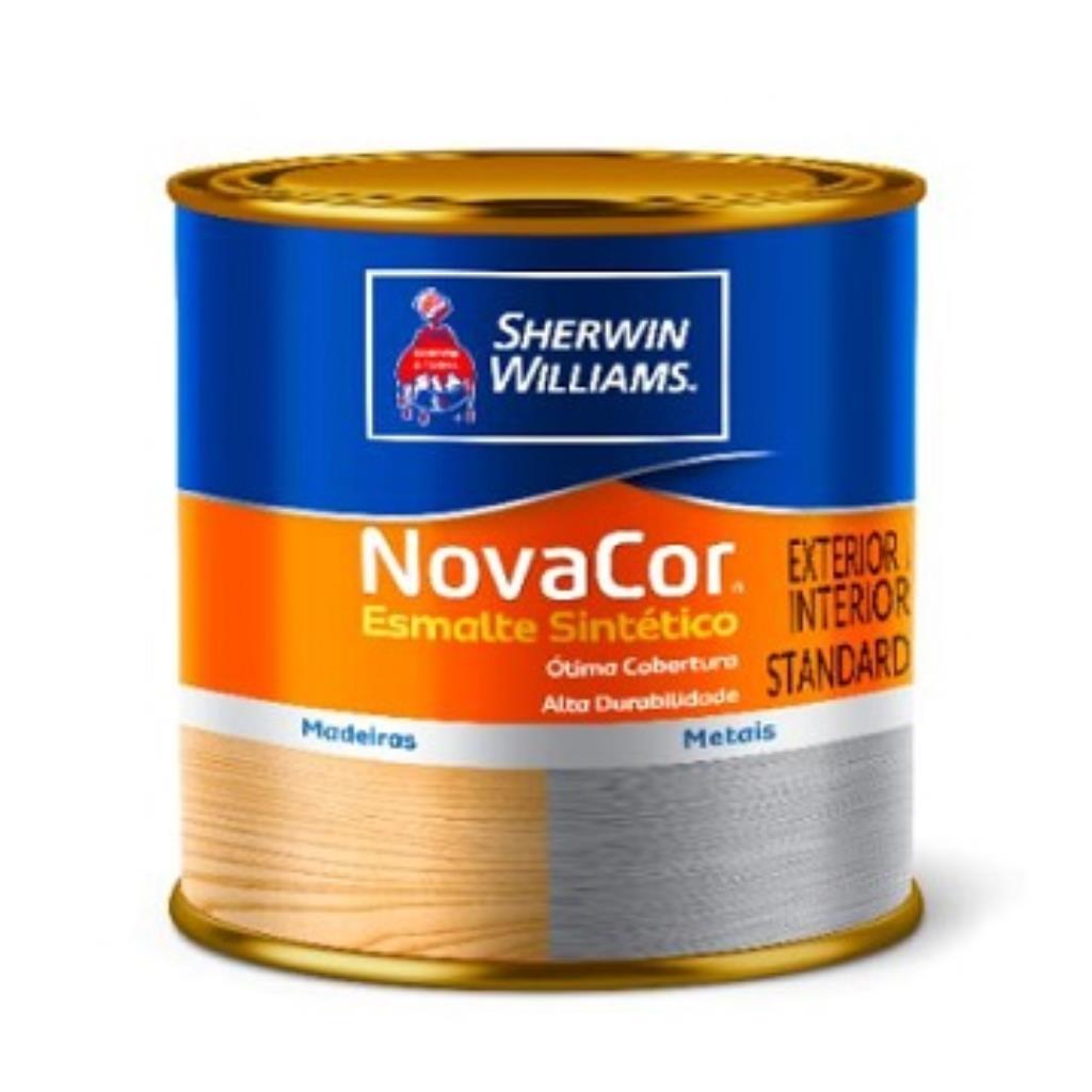 ESMALTE NOVACOR ALTO BRILHO 1/16 - PRETO - SHERWIN-WILLIAMS