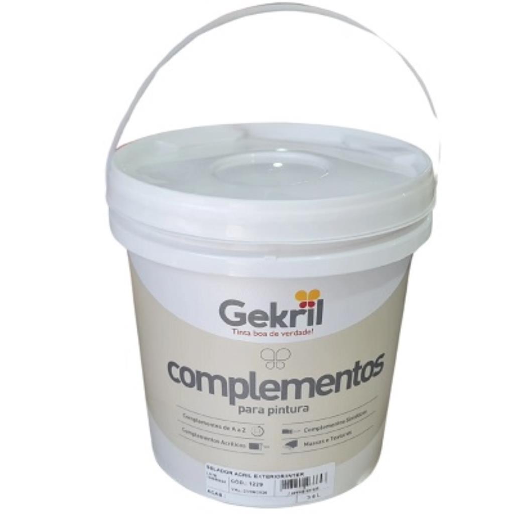 SELADOR ACRILICO EXTERIOR/INT 18L GEKRIL