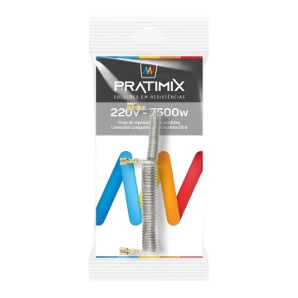 Resistência Pratimix Chuveiro Loren Shower Eletrônica Tipo L 220V 7500W