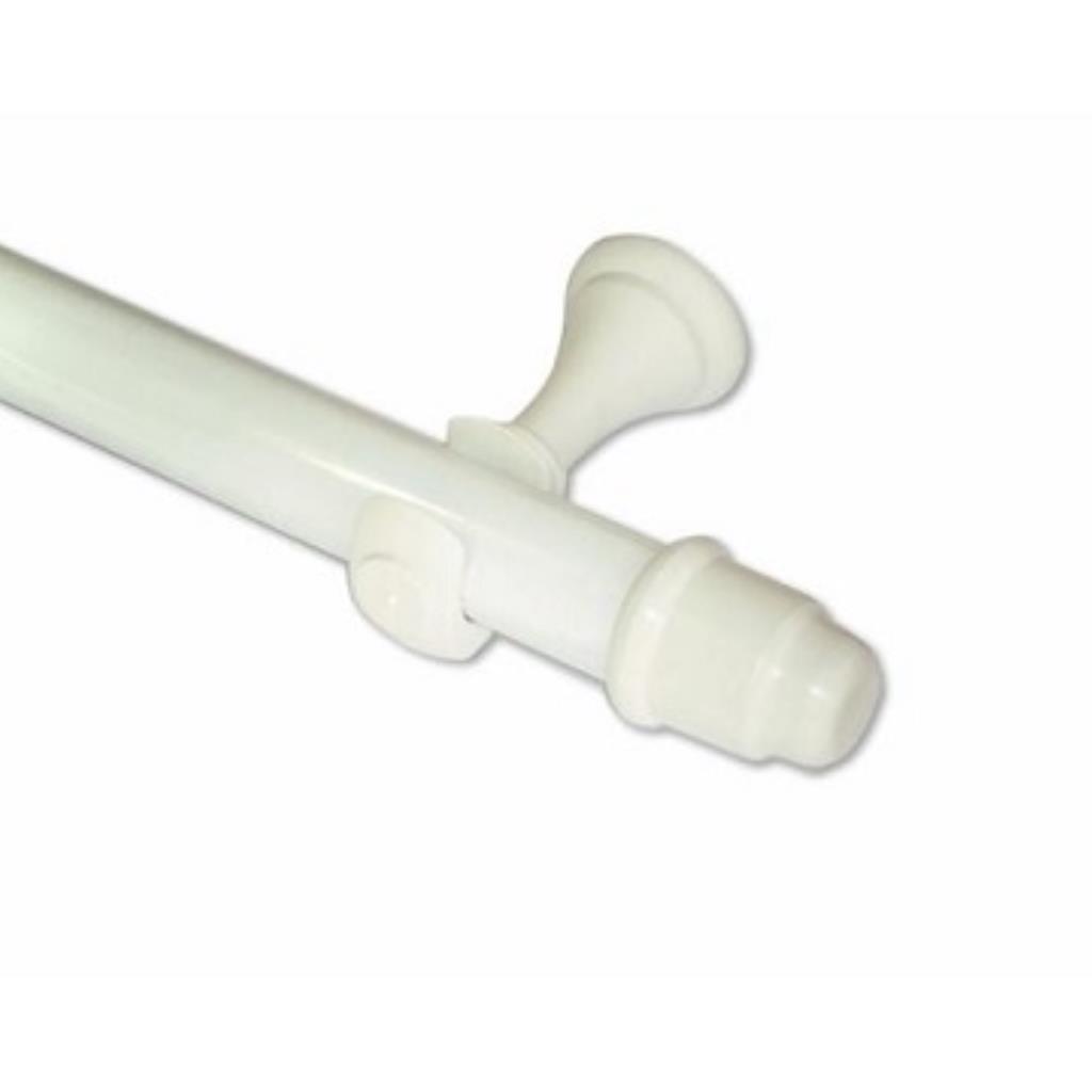 VARÃO PARA CORTINA - 3,0m BRANCO COM JUNÇÃO - CHROMA