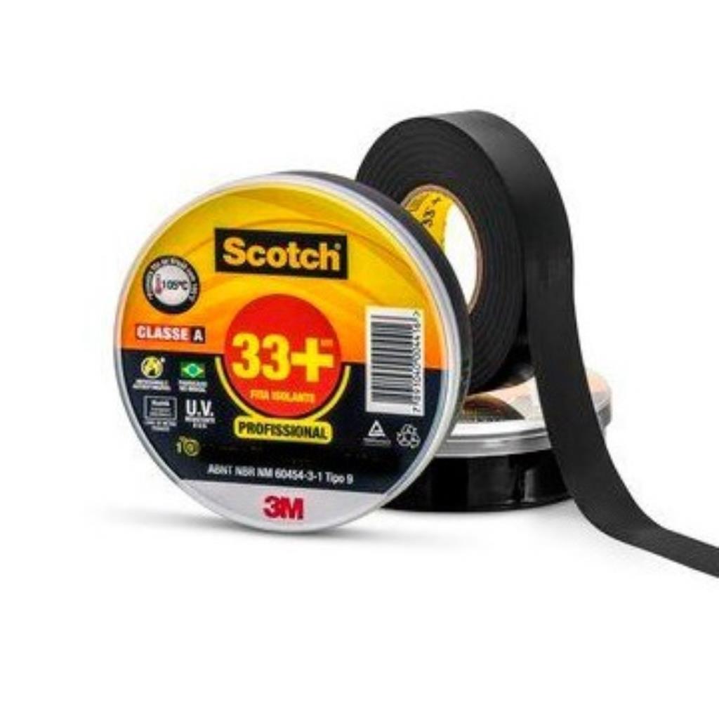FITA ISOLANTE SCOTCH 33+ 3M 19mm x 05m
