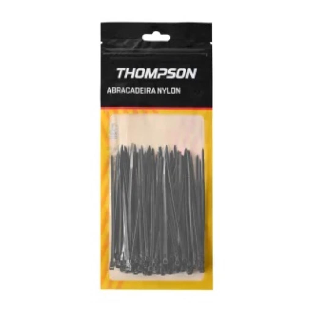 Abraçadeira Nylon 250Mmx4,8 Preta Thompson