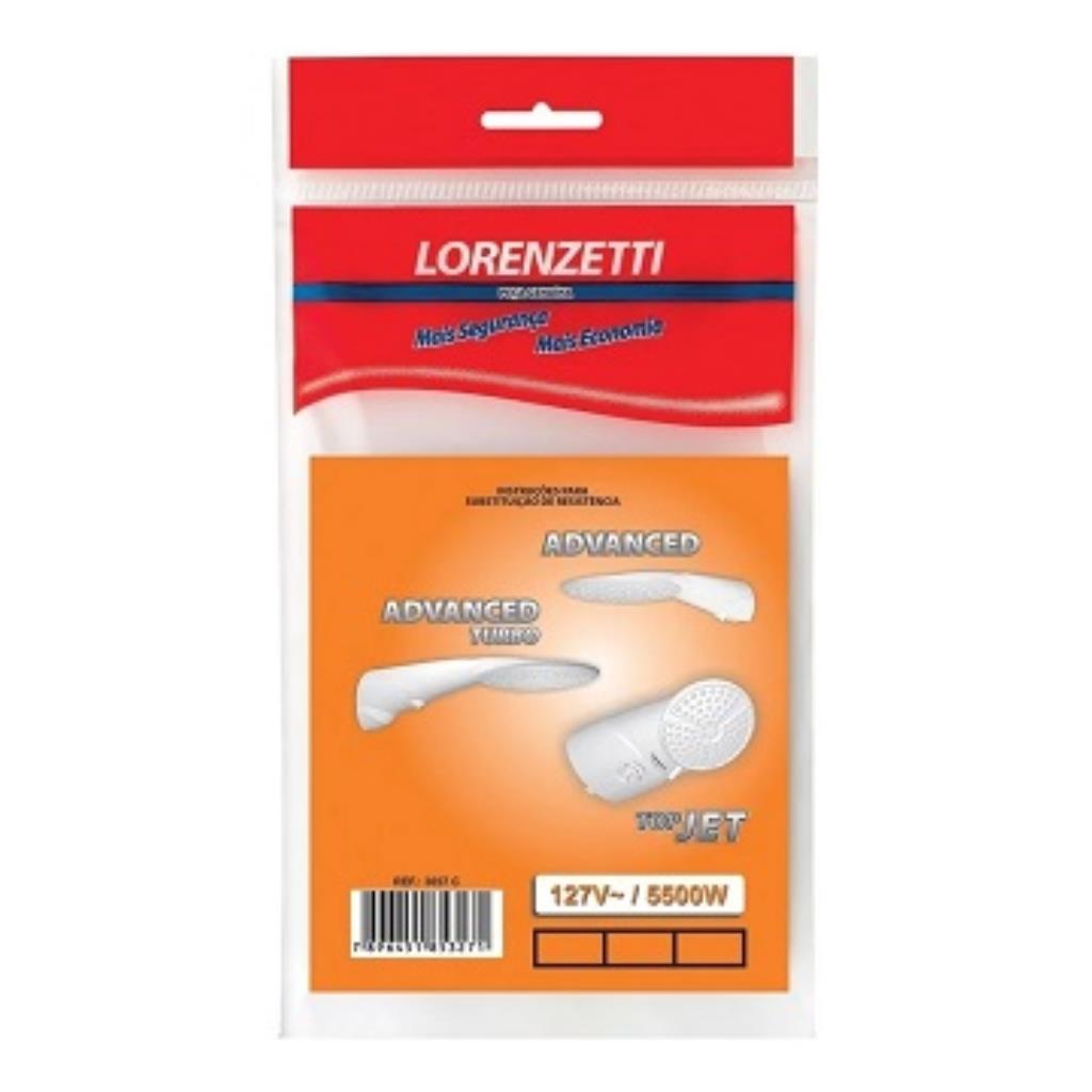 Resistencia para Chuveiro Lorenzetti Advanced 4 Temperaturas 5500W 110V