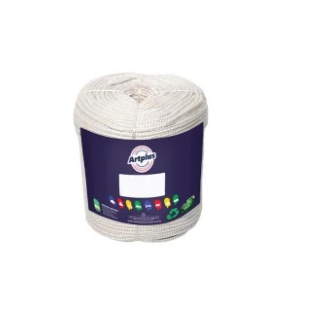 Corda 8mm Seda Branca Trançada 8Mm Arteplas