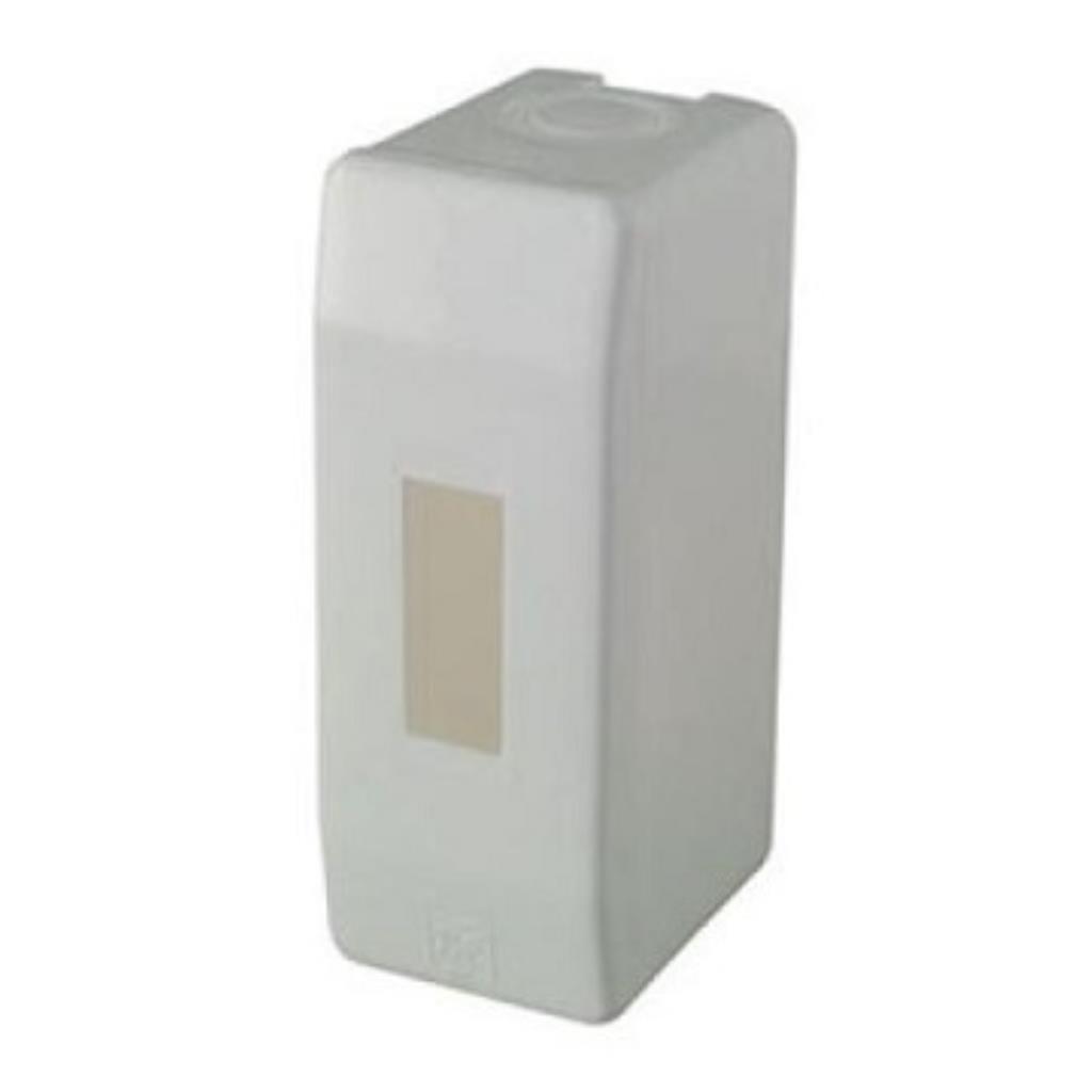 QUADRO DE DISTRIBUIÇÃO SOBREPOR SEM PORTA - 01 (DIN/NEMA) BRANCO 913051 - CEMAR