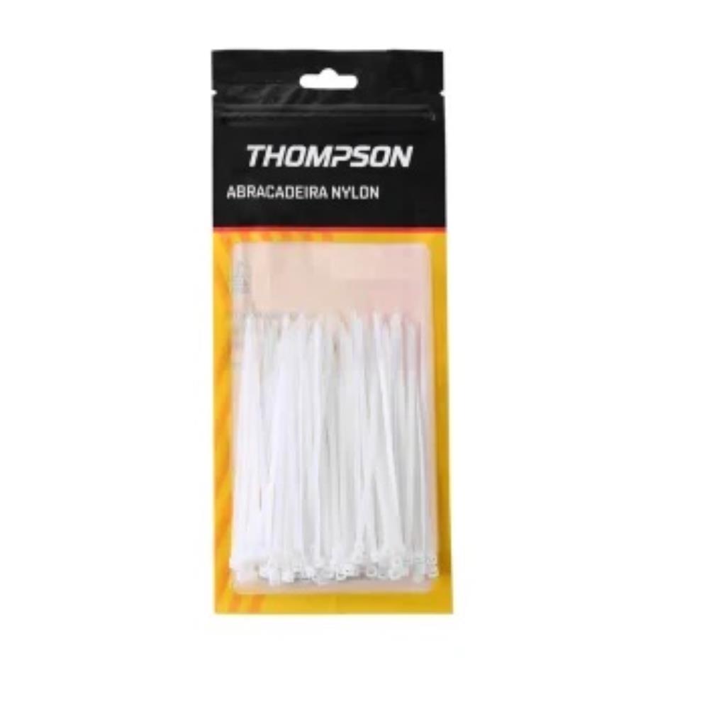 Abraçadeira Nylon 150Mmx3,6 Branca Thompson C100