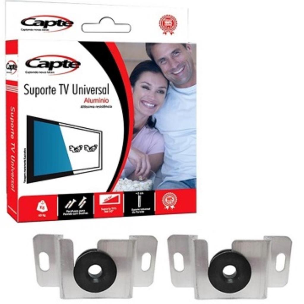 SUPORTE PARA TV CAPTE FIXO ALUMINIO 10 A 50 CAPTE