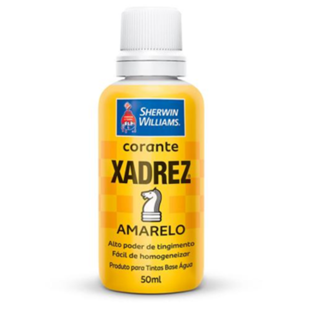 CORANTE XADREZ AMARELO