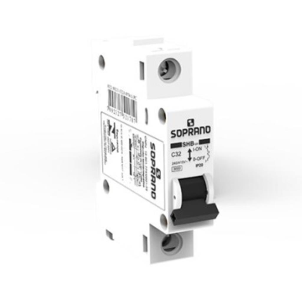 DISJUNTOR DIN 25A MONOFASICO SOPRANO