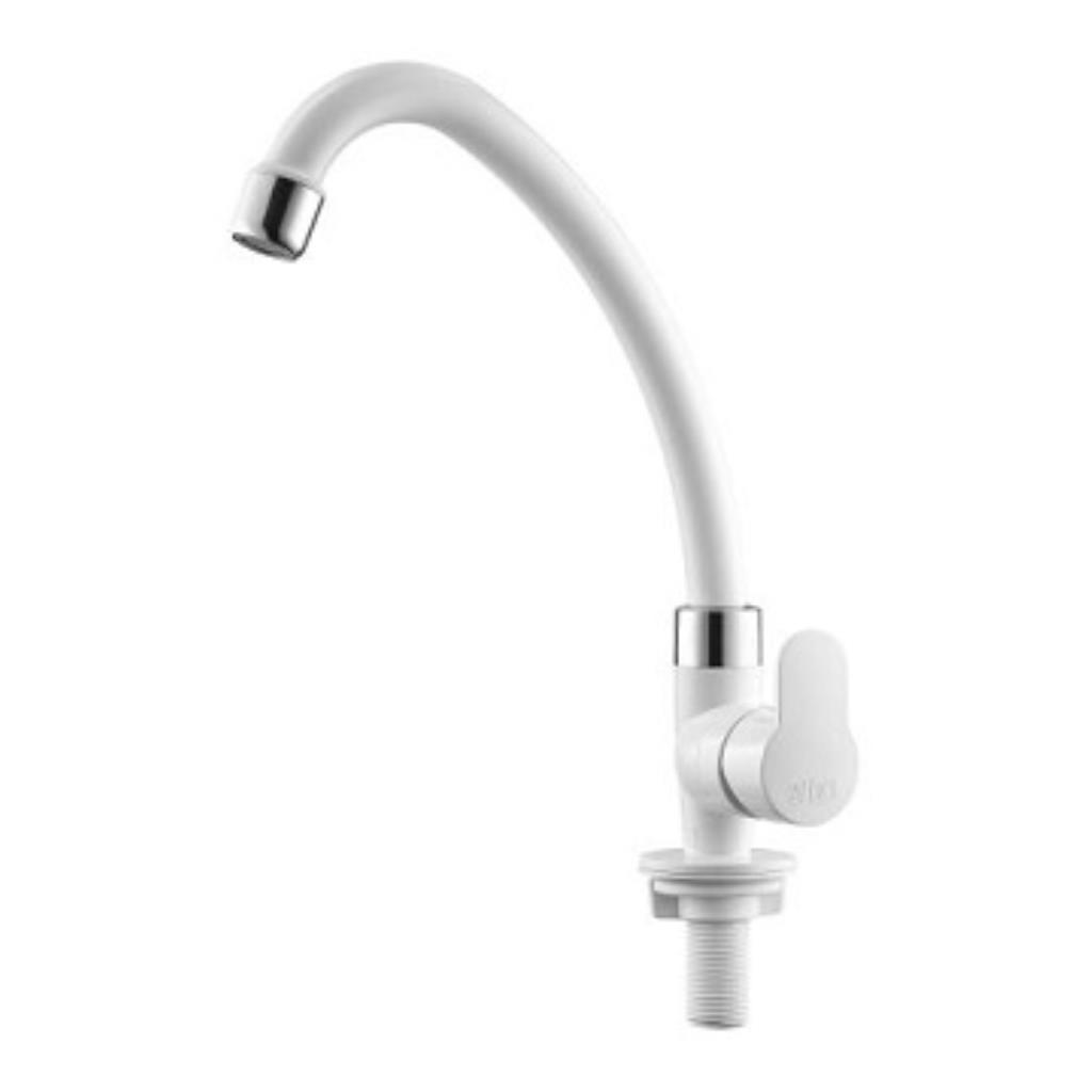 TORNEIRA MESA COZINHA MÓVEL TIVOLI - BRANCA/CROMADA 527 - HERC