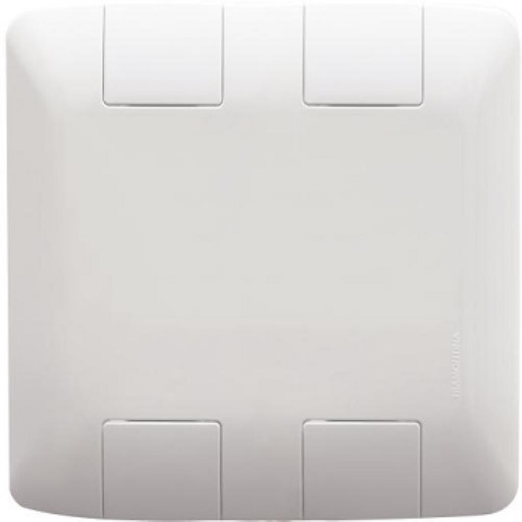 PLACA CEGA BRANCA ARIA - 4X4 - TRAMONTINA ELETRIK