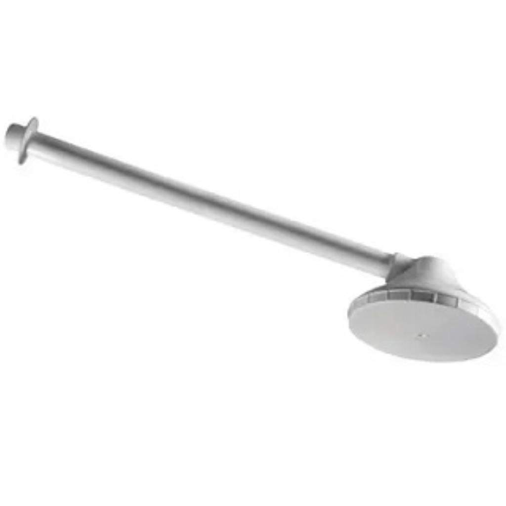 CHUVEIRO HERC 5P 2318 30CM BCO C/BRACO 1/2P S/REGISTRO