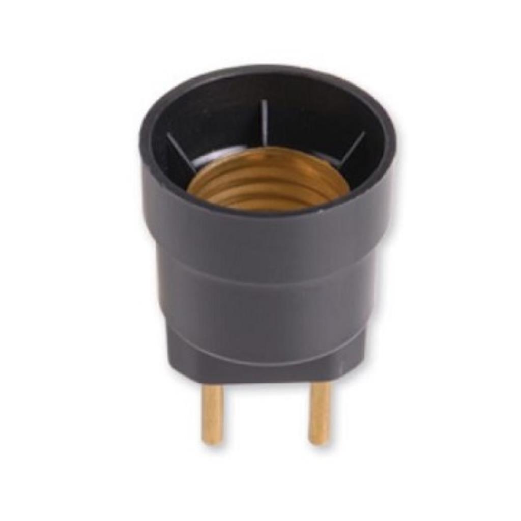 Bocal 2P Plug Macho Plastico