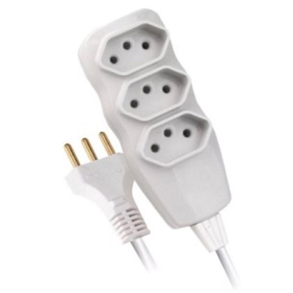 EXTENSÃO 3S.3P.PP.3x0,75mm 03m BR. 2542-3-FC