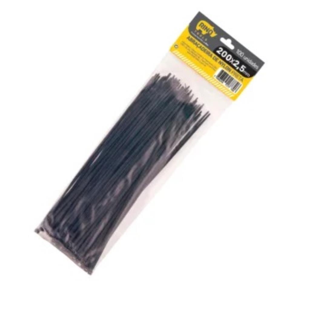 Abraçadeira Nylon 370Mmx7,0 Preta Rino C50 En