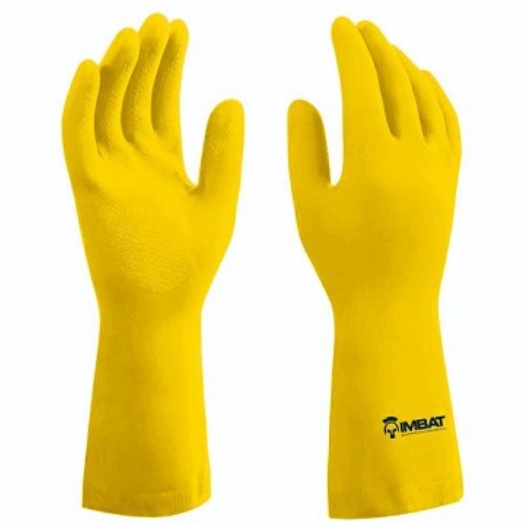 LUVA LATEX ANTIDERRAPANTE - AMARELA 10 GG LV-LAF10 - IMBAT