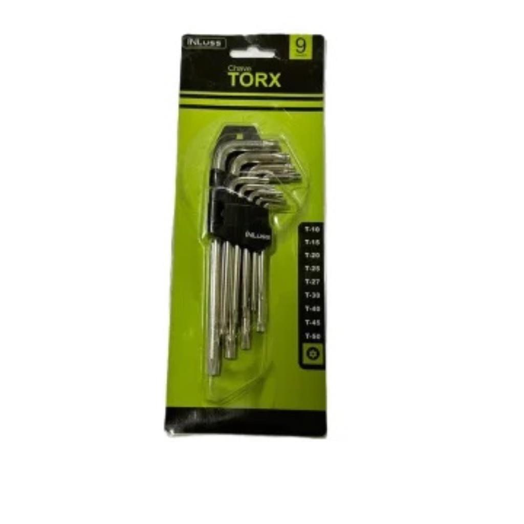 Chave Torx T10at50 9 Peças Crv Inluss