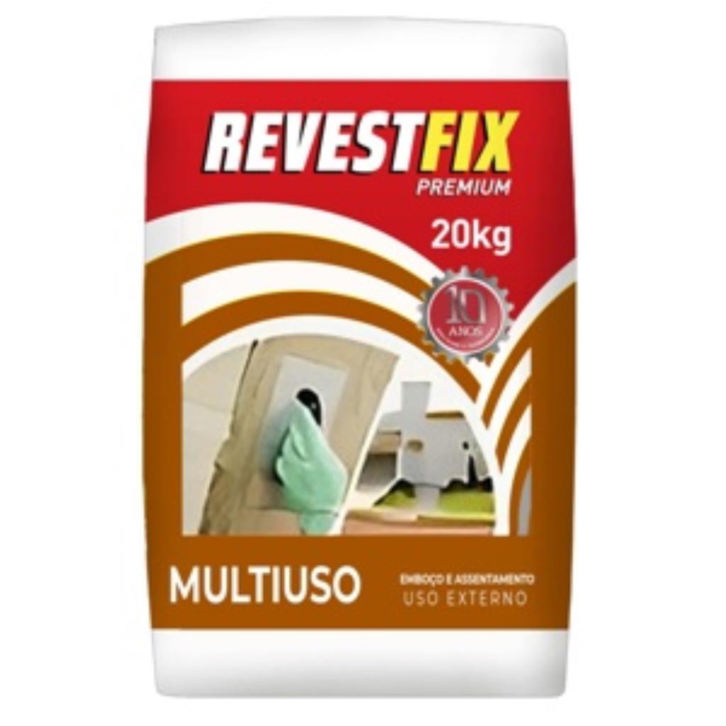 MASSA PRONTA MULTIUSO 20Kg REVESTFIX