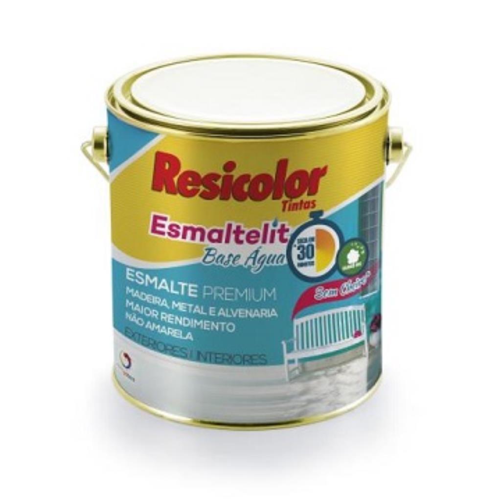 ESMALTELIT ALTO BRILHO 1/4 - BRANCO - RESICOLOR