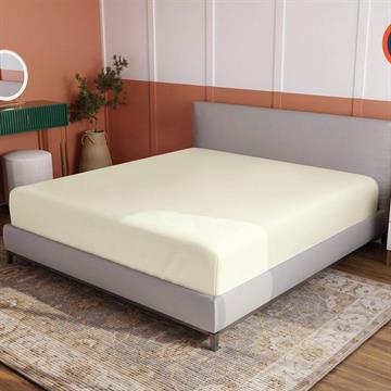 LENÇOL AVULSO SOLTEIRO MATRIZ ALGODAO CREME  LEPPER