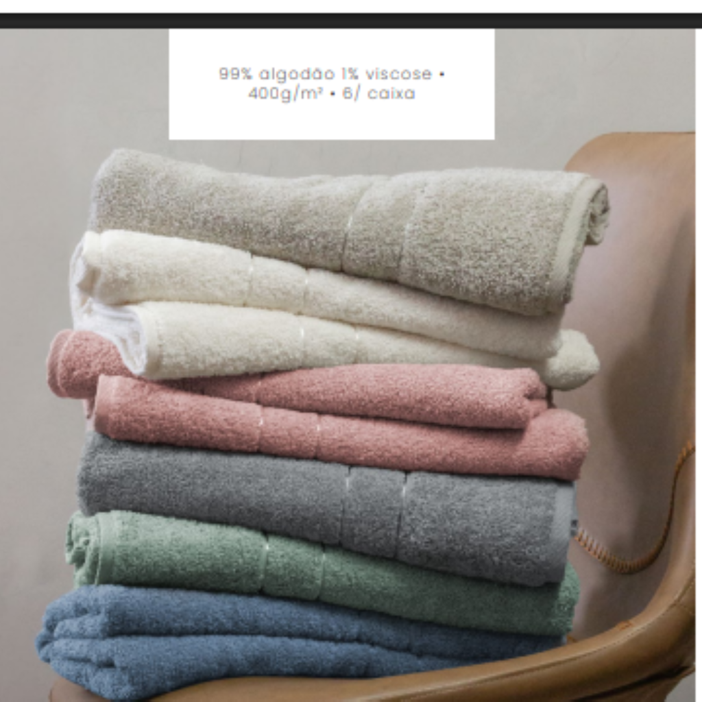 TOALHA DE BANHO GALAXY BEGE 75X150CM 400G/M² CAMESA F7807